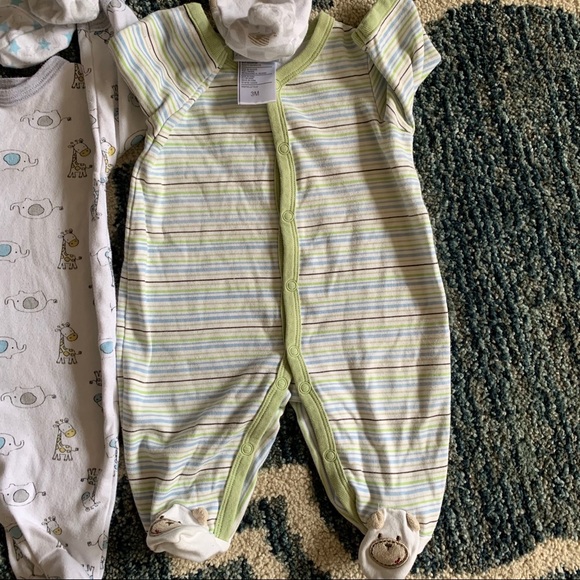 🎉 SOLD 4 Sleepers PJ’s 3 months Bon Bebe Chick - Picture 5 of 5